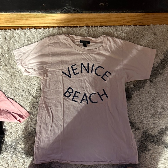 J.Crew Pink Graphic Tees - Picture 3 of 4